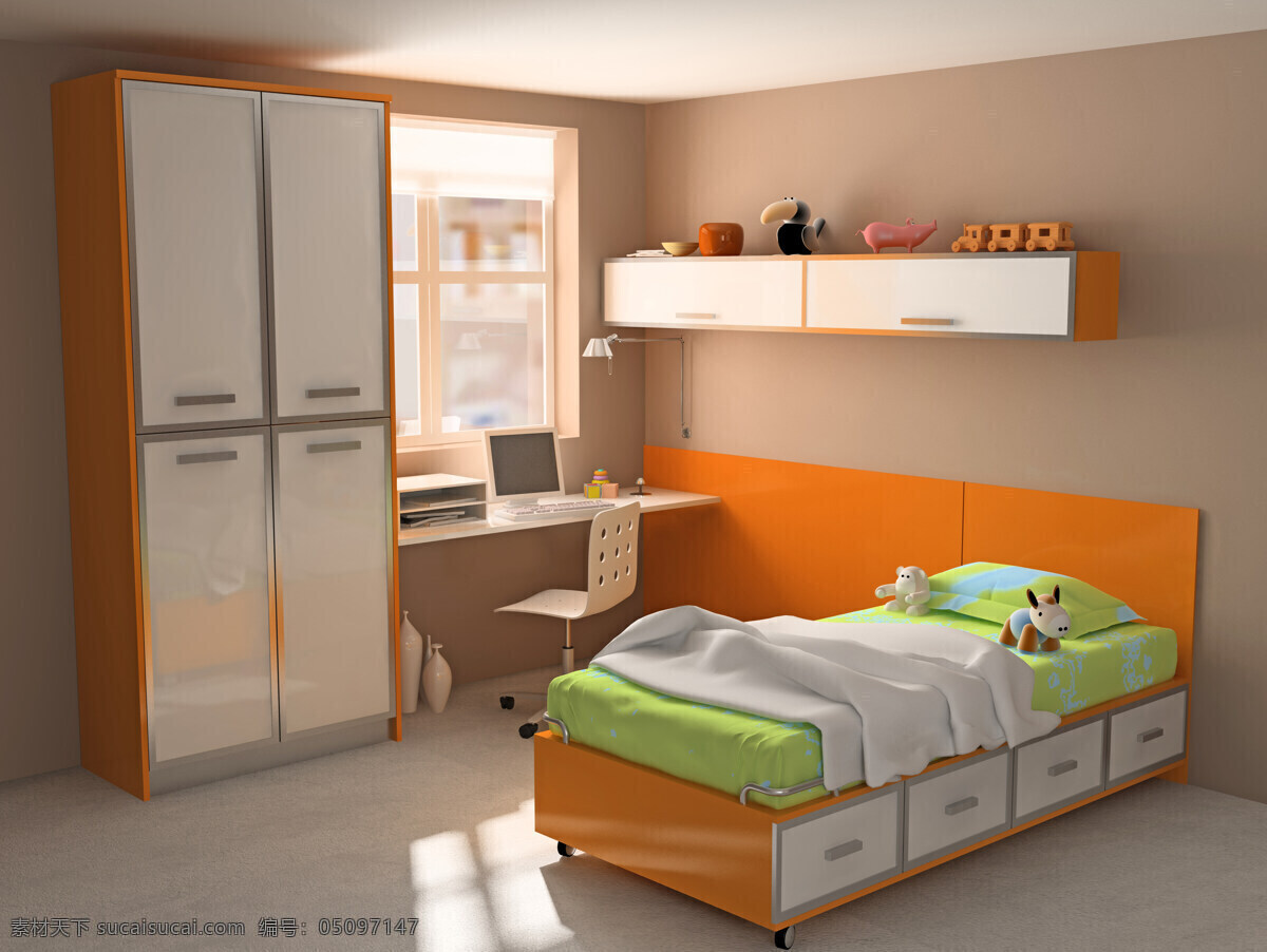 室内 儿童 房 家居 卧室 室内风格设计 客厅 欧式风格 卡通风格 儿童房 室内设计 环境家居