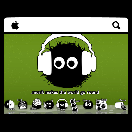 超级 可爱 dustbunnies 全套 mac 图标 mac图标 png图标 查找 地球 计算器 卡通 明 苹果图标 手机 app