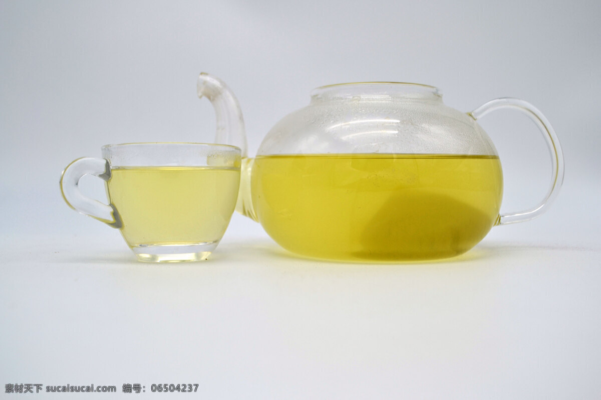 茶杯清茶图 苦荞茶 大麦茶 透明 白玻璃 主体茶 组合 餐饮美食 饮料酒水