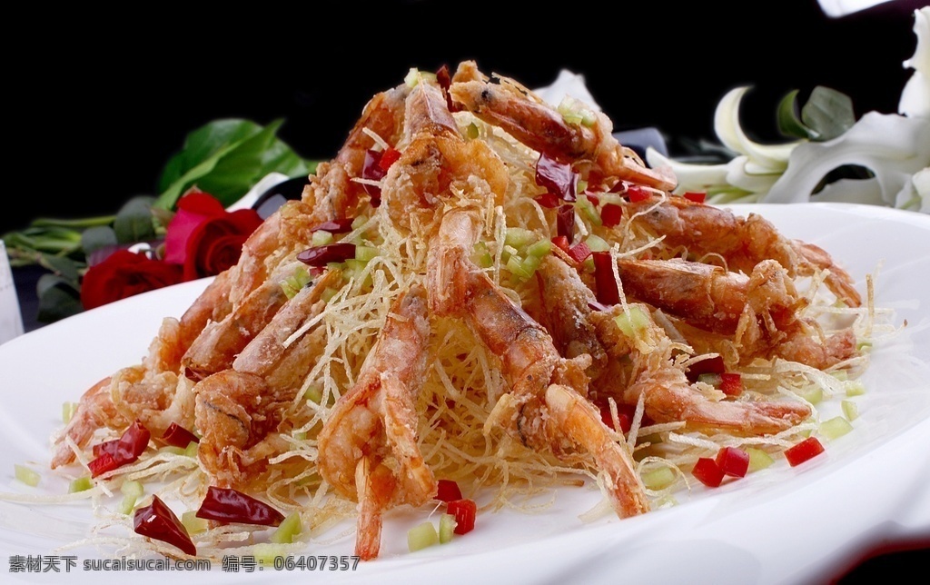 富贵 盘龙 金丝 虾 金丝虾 富贵金丝虾 盘龙金丝虾 菜品图 餐饮美食 传统美食