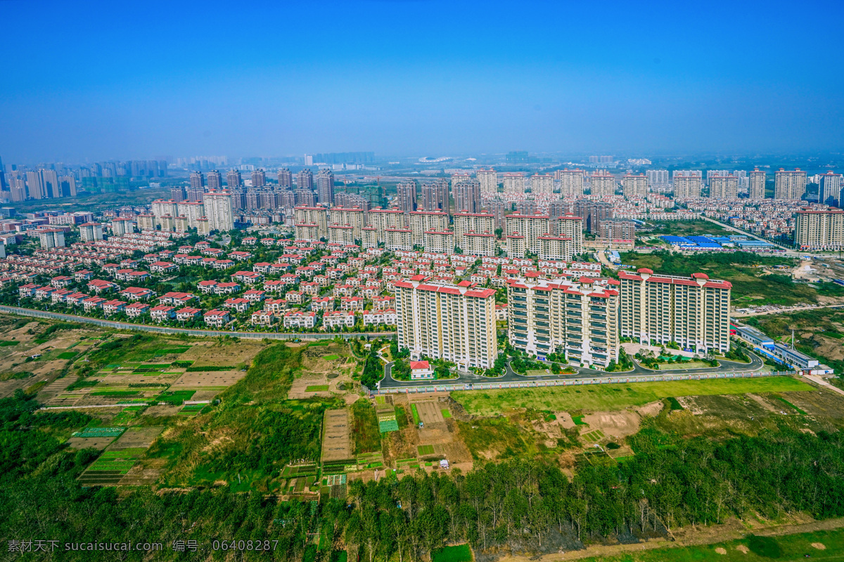 航拍小区 地产 航拍 照片 住宅 居民楼 小区
