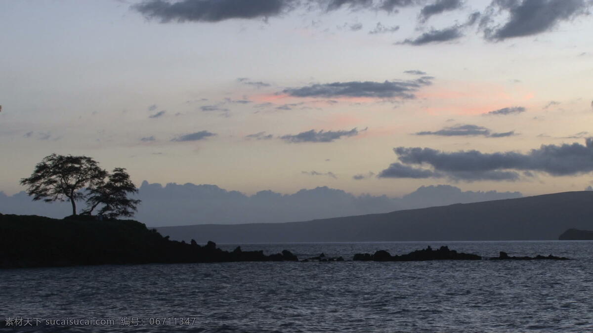 岛 黄昏 股票 视频 海洋 晶莹 日落 视频免费下载 太平洋 夏威夷 夏威夷岛 水 波 其他视频