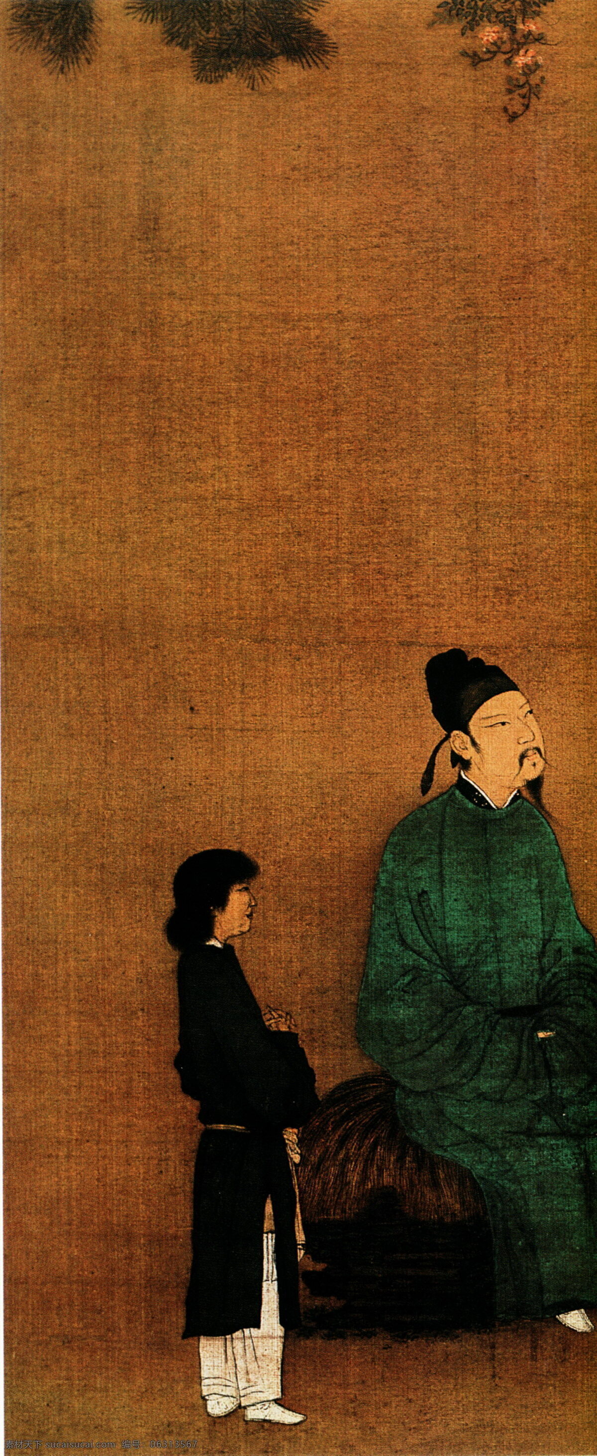 静 夜 思 美景 人物 夜晚 中国元素 文化艺术