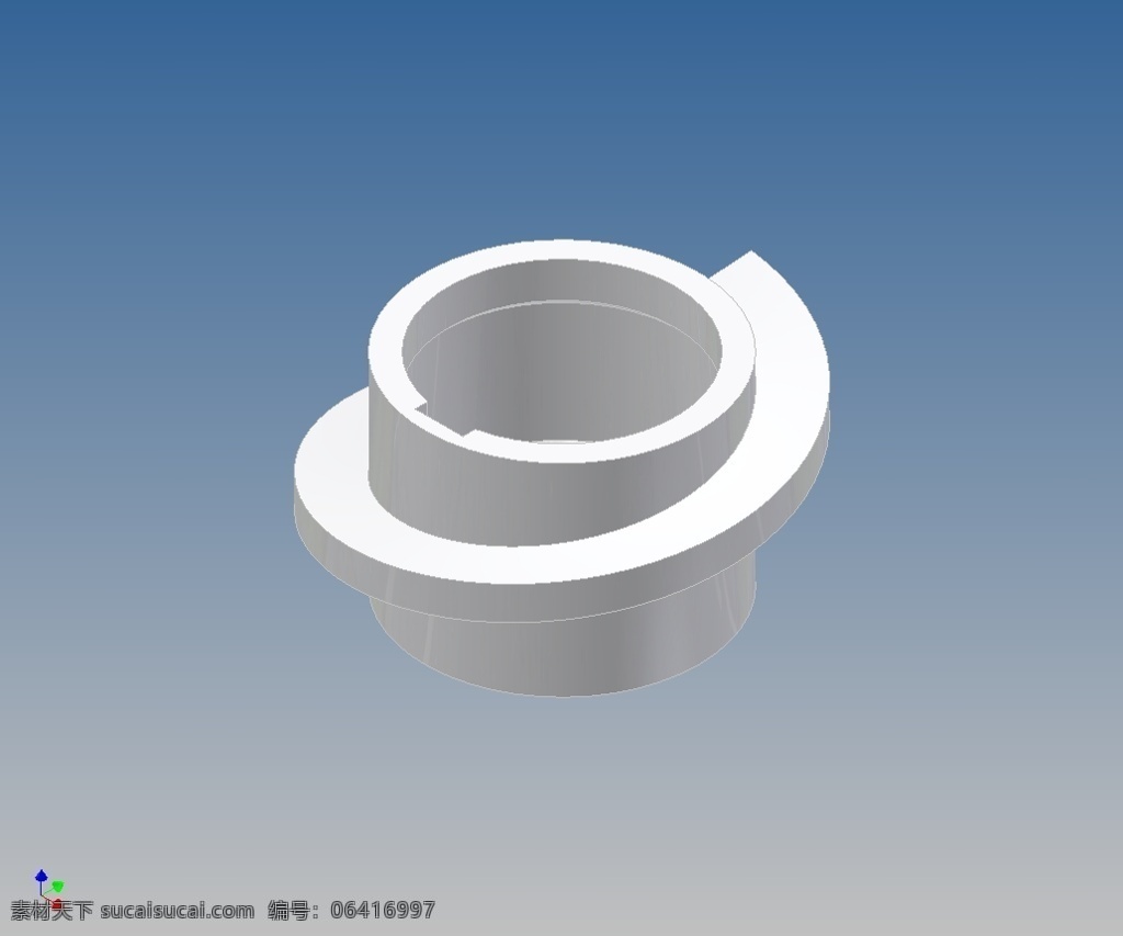 蜗杆免费下载 机械设计 3d模型素材 电器模型