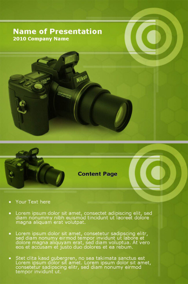 尼康 相机 产品 介绍 模板 电子产品 绿色背景 照相机 尼康照相机 照相艺术 照相机制造