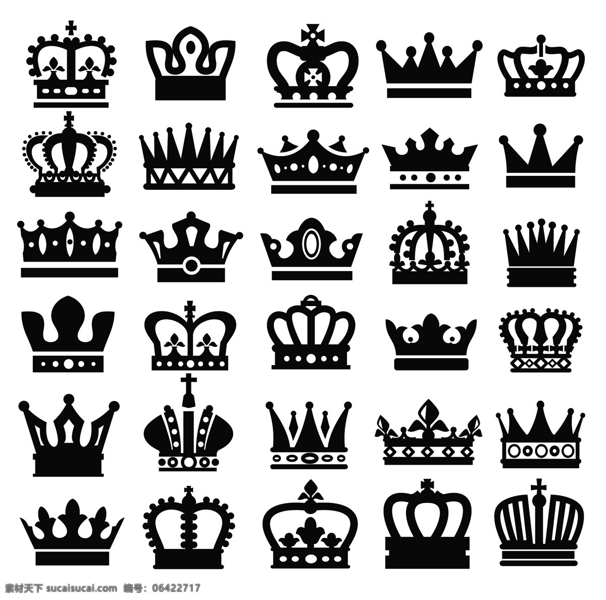 款 黑色 王冠 图标 矢量 王冠国家图标 剪影配饰 王室 黑色王冠 矢量图 其他矢量图
