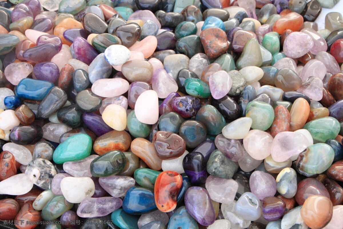 雨花石 彩色 石头 宝石 背景 晶莹剔透 多种多样 细小 颗粒 自然景观 山水风景