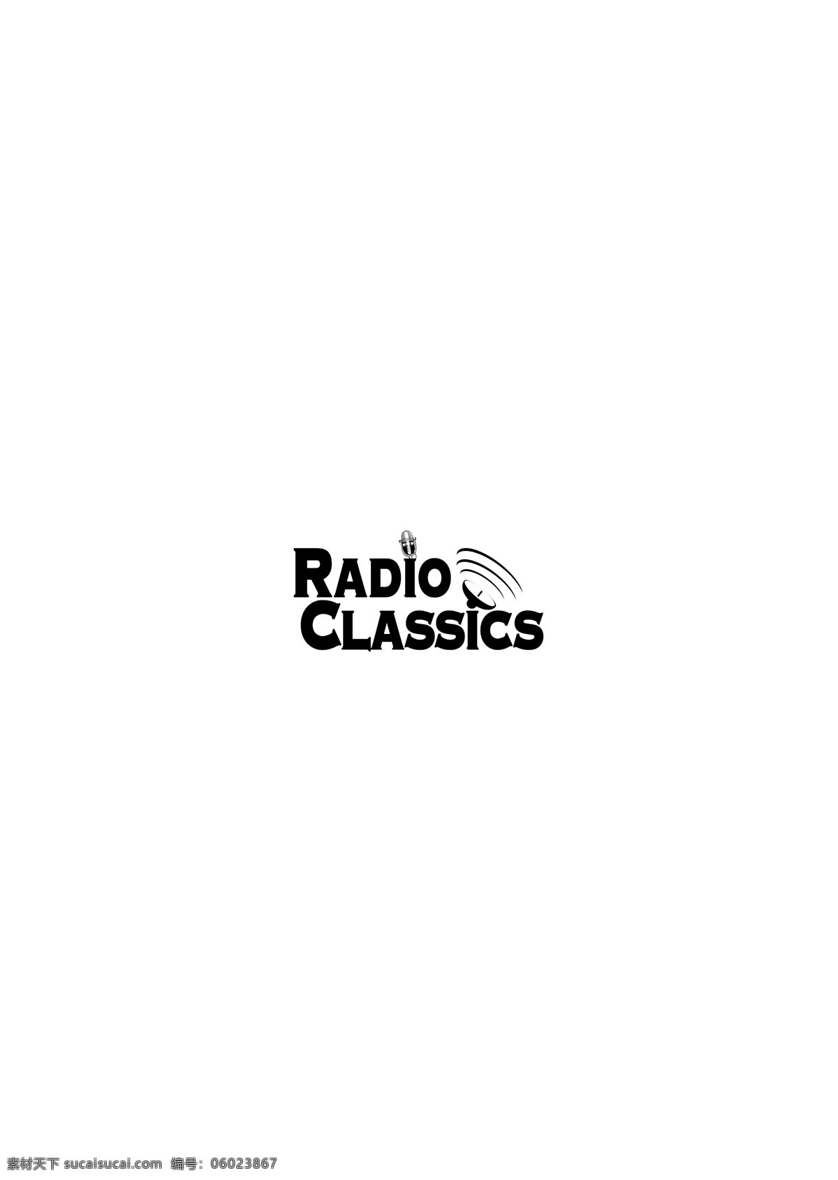 radio classics logo 设计欣赏 标志设计 欣赏 矢量下载 网页矢量 商业矢量 logo大全 红色