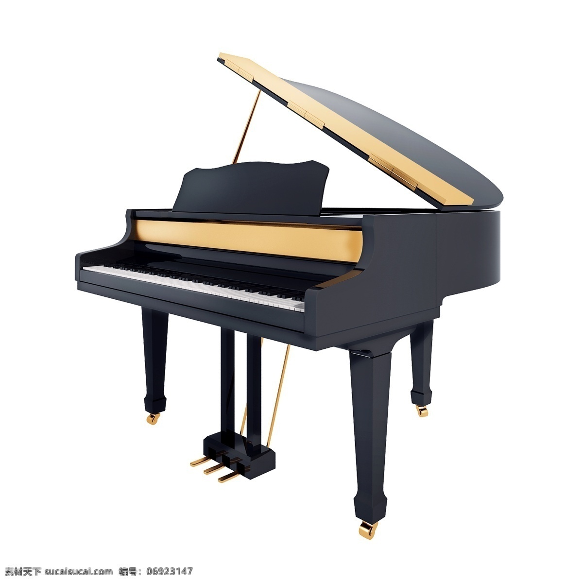 质感 镀金 钢琴 图 黑色钢琴 立体 仿真 精致 3d 创意 套图 png图 音乐 乐器