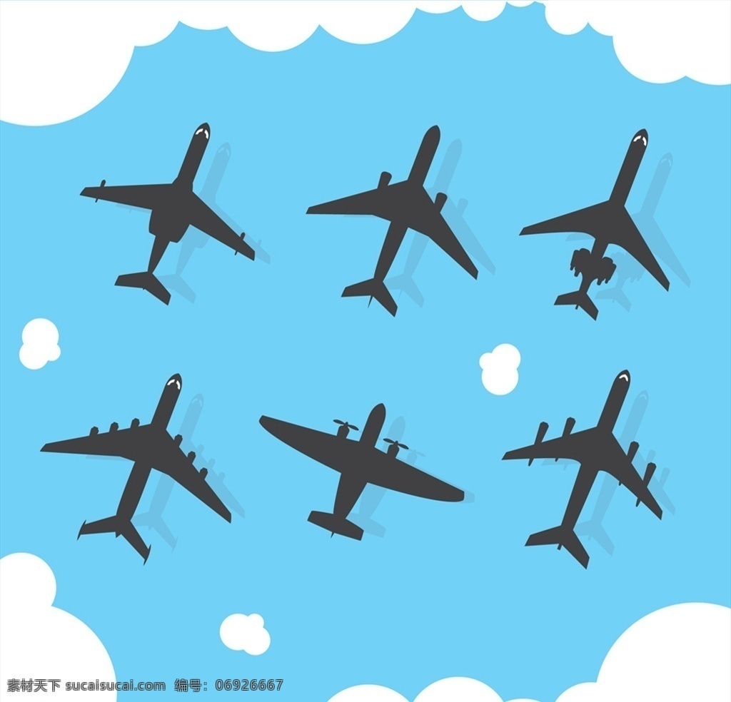 创意 飞机 剪影 矢量 卡通 手绘 矢量飞机 航模大赛 战斗机 轰炸机 直升机 飞艇 飞行器 航模比赛 创新大赛 飞机剪影 创意飞机