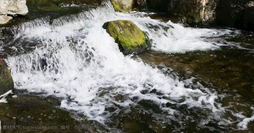 溪流 瀑布 流水 自然景观 小河 流水潺潺 多媒体 实拍视频 自然风光 mov