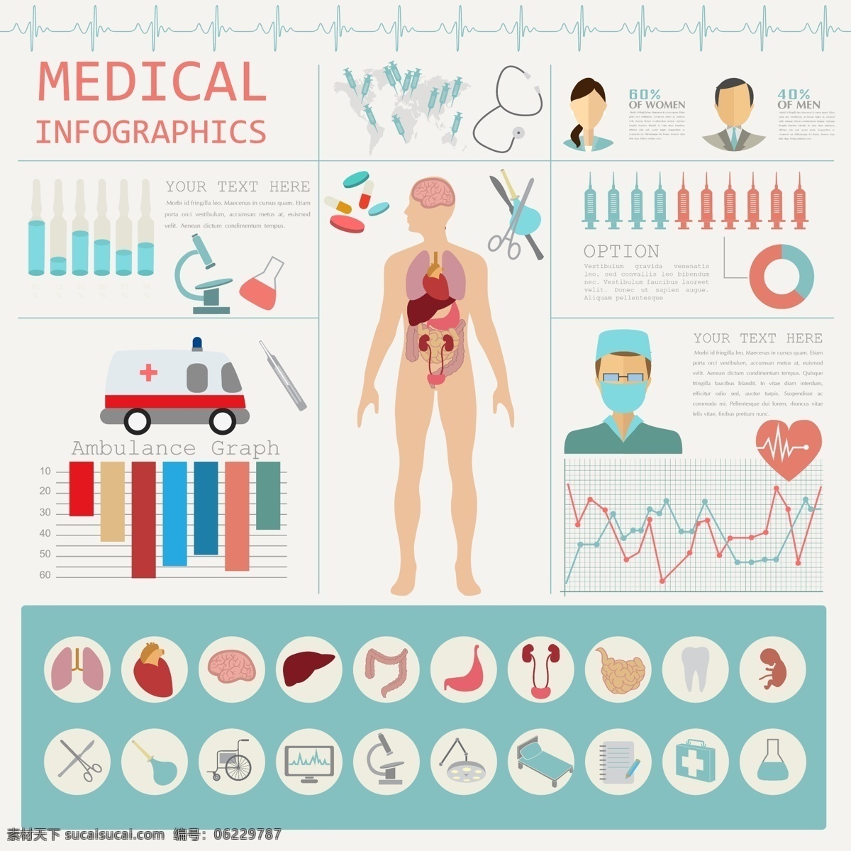 人物 信息 分析图表 人物信息 身体分析 医疗主题 身体健康检查 3d信息图表 立体信息图表 商务信息图表 ppt图形 ppt图表 信息标签