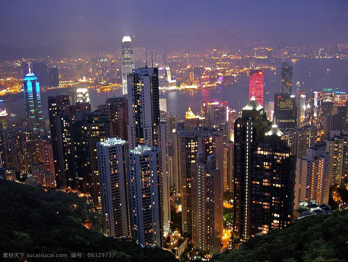 香港景色 hongkong 香港 俯瞰 夜景 繁华 旅游摄影 国内旅游