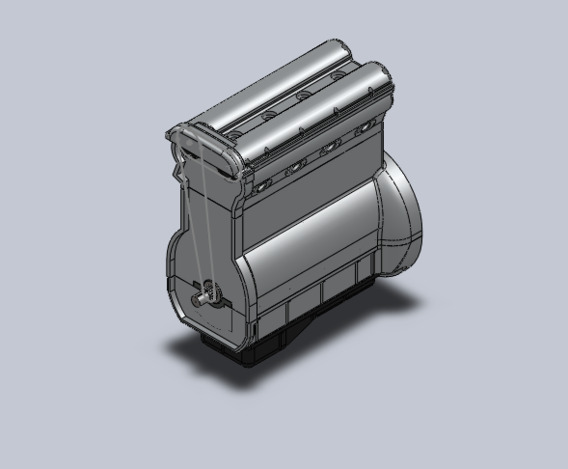 三菱 蓝瑟 引擎 机械设计 3d模型素材 电器模型