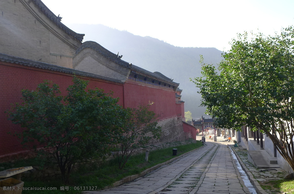 五台山 山西 寺庙 蓝天 古建筑 旅游摄影 国内旅游 白色