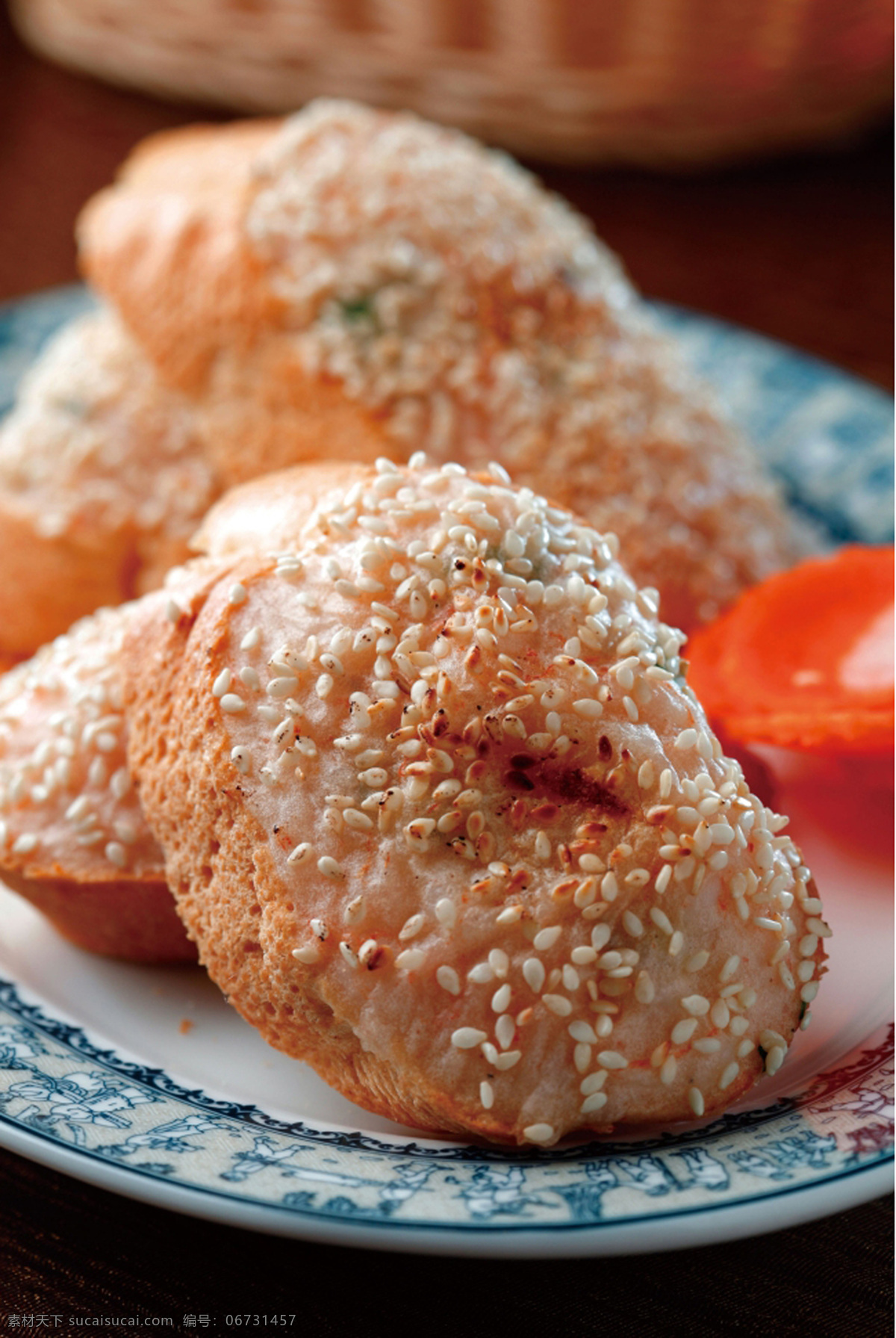 越式虾多士 越式菜肴 虾 多士 菜谱制作 高精度 餐饮美食 传统美食