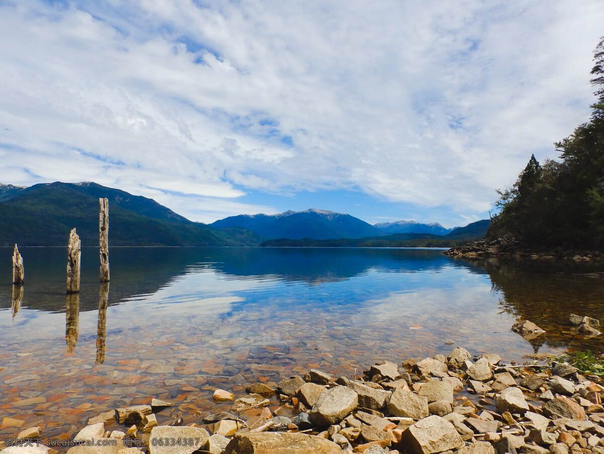湖水 水 天空 白云 山 旅游摄影 自然风景