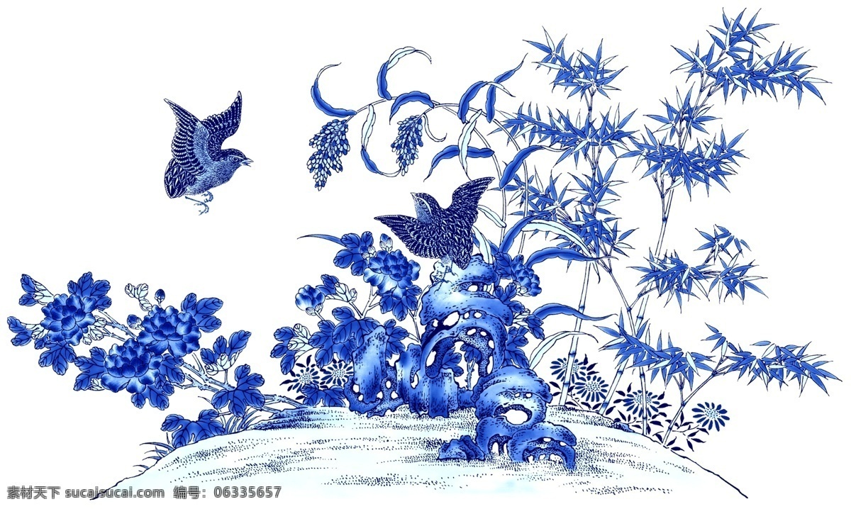 青花瓷图案 青花 青花瓷 艺术玻璃 青花瓷玻璃 玻璃贴画 移门图案 花鸟国画 花鸟国画图 中国画花鸟 海报素材 中国风 青色花鸟 展示厅图案 古典图案 青花图案 花瓶图案 衣服图案 桌布图案 台布图案 青花瓷盘 瓷器 古董 青花瓷罐 陶瓷 官窑 青花花鸟小罐 青花牡丹 牡丹花 国画 纹样 分层