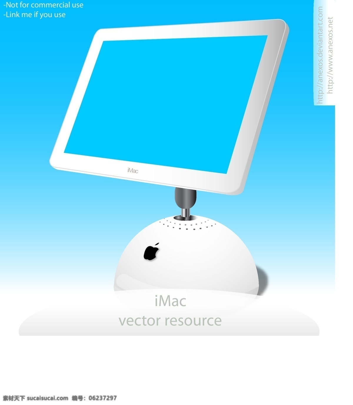 imac 电脑 免费 矢量 网站元素 对象 向量 网页素材 网页界面设计