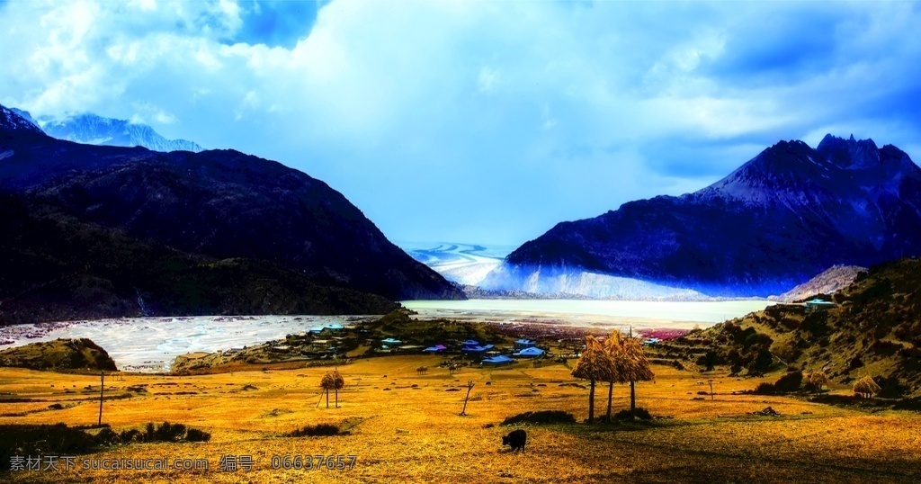 然乌湖 雪山 湖泊 高原 然乌 八宿 川藏线 西藏风光 318国道 桃花节 图案 自然景观 山水风景