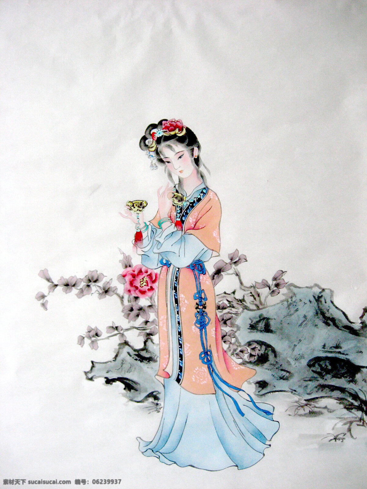史湘云 红楼梦 金陵十二钗 绘画 工笔 国画 石头记 红楼梦中人 绘画书法 文化艺术
