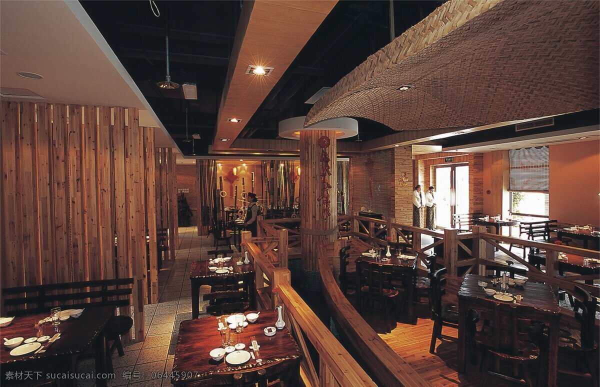 饭店内饰 饭店 内饰 木屋 迎宾 格调 摄影图库 建筑园林 室内摄影