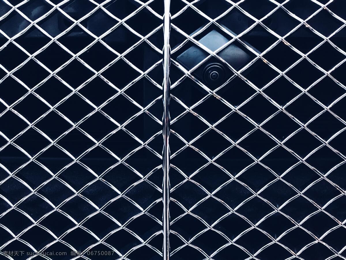 铁丝网183 铁丝网 背景 简约 菱形 黑色 对称 建筑园林