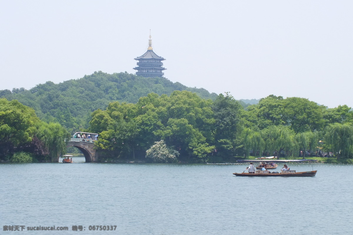 西湖 雷峰塔 杭州 西湖雷峰塔 风景 国内旅游 旅游摄影