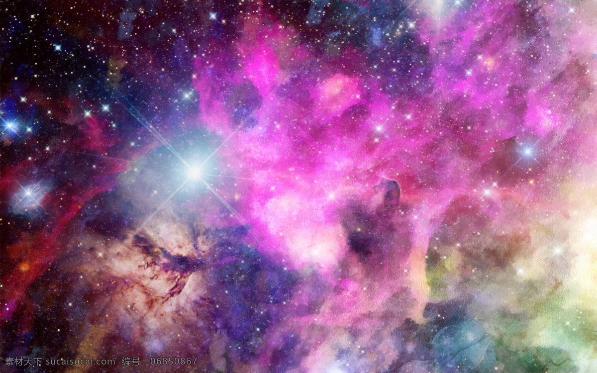 星空 太空 星云 色彩 彩色 背景 宇宙 银河 星空背景 抽象背景 唯美星空 星星 云 夜晚 自然景观 自然风光