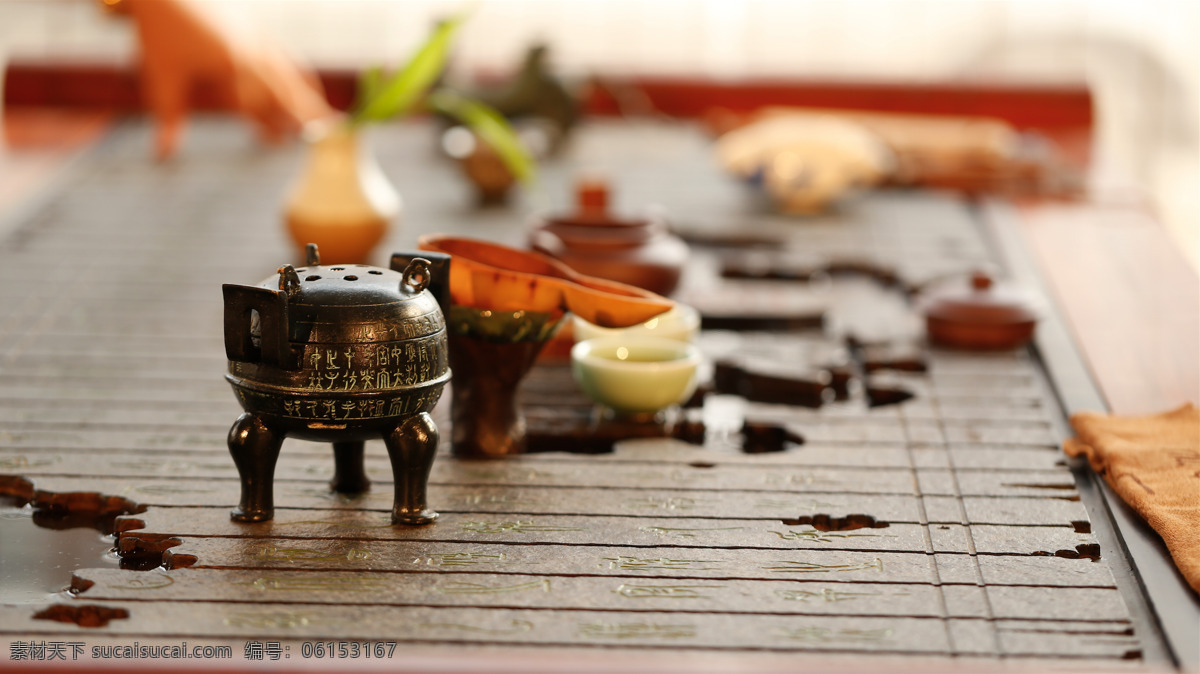 铜制香炉 茶桌文化 香炉 茶桌 焚香 终南山 茶器 文化艺术 传统文化
