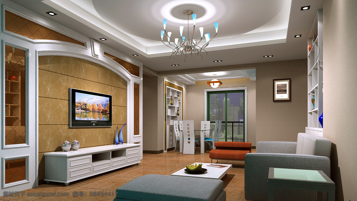 电视墙设计 环境设计 客厅设计 欧式客厅 室内设计 室内效果图 个性 客厅 效果图 设计素材 模板下载 灰色