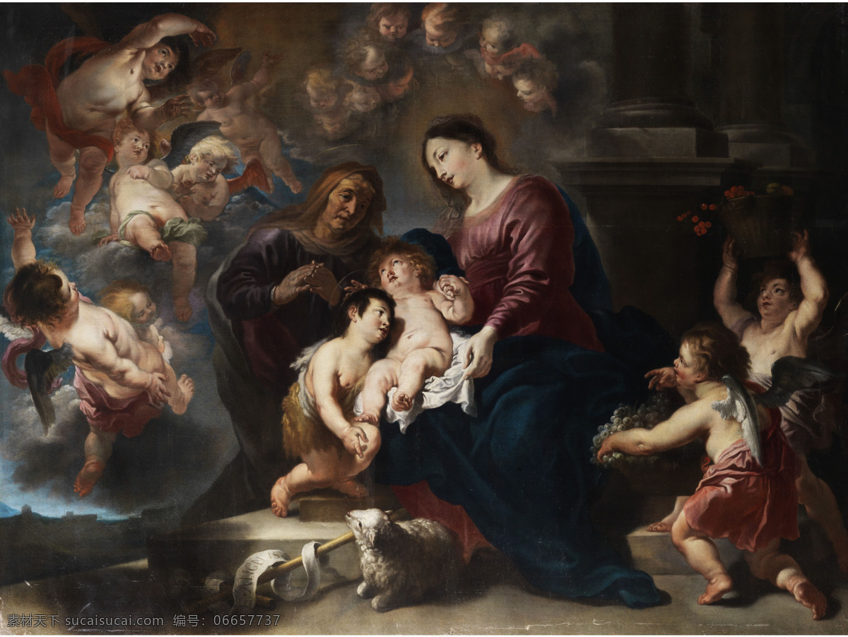 安娜 绘画书法 基督教 天使 文化艺术 油画 宗教油画 科内 史 卓特 泽尔 布德 里特 19世纪油画 家居装饰素材
