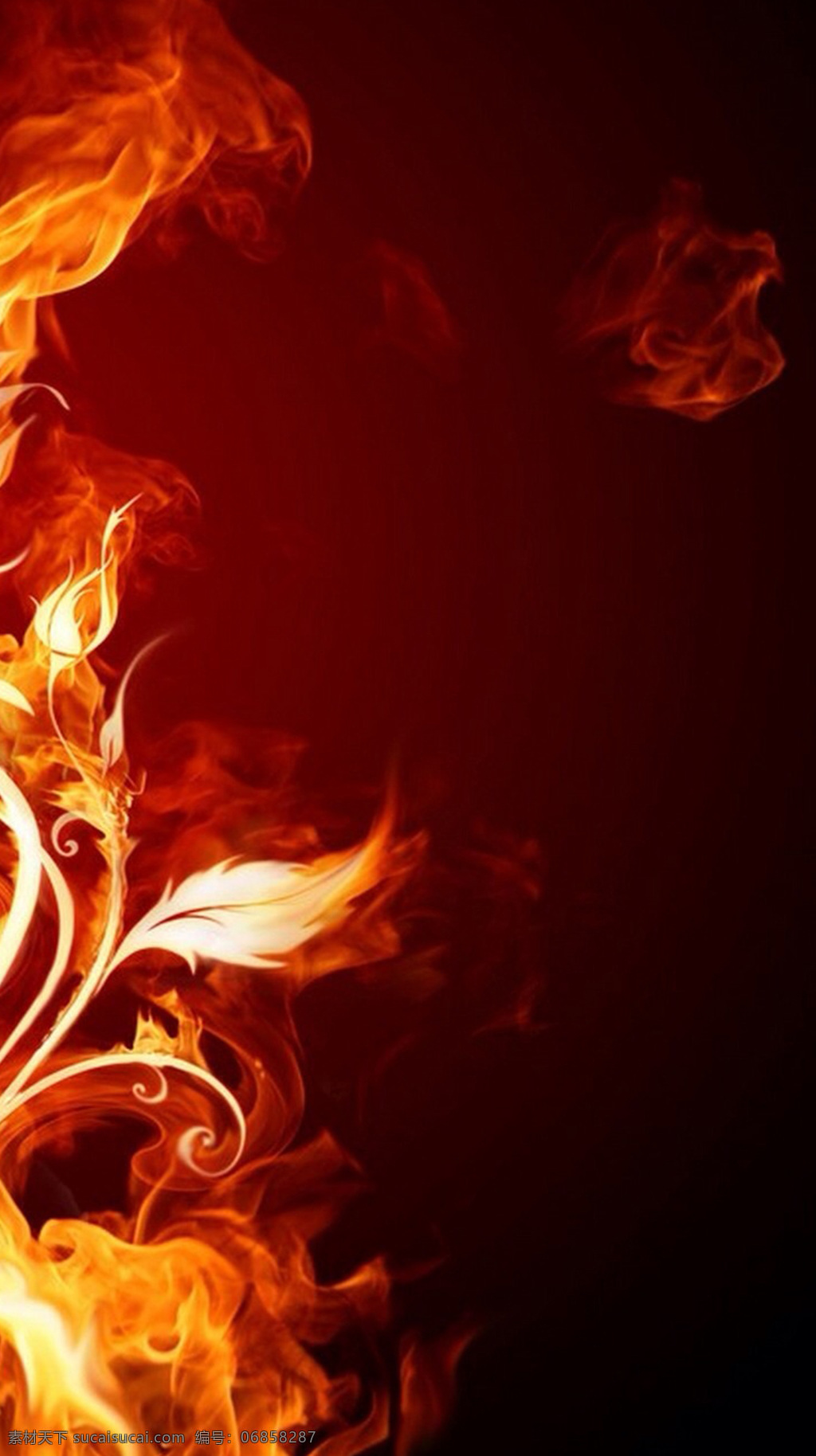 红色 火焰 h5 背景 抽象 火苗 h5背景