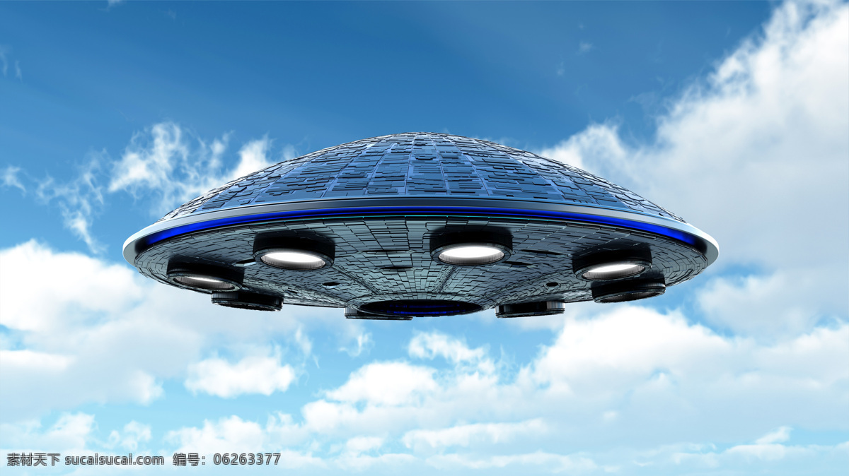唯美 炫酷 科幻 不明飞行物 ufo 飞碟 宇宙飞船 3d设计
