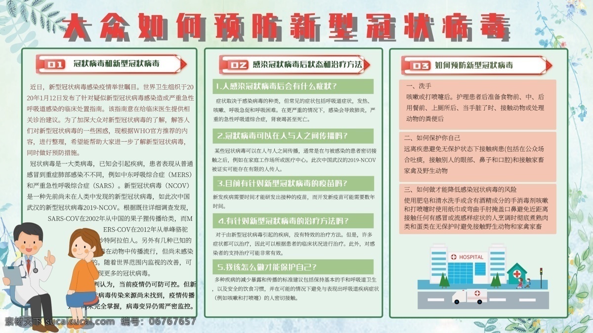 新型 冠状 病毒 肺炎 展板 病毒预防 covid19 冠状病毒 新冠肺炎 ncp 戴口罩 全民防疫 医疗机构 医疗展板 社区卫生展板 预防流感 健康教育 疾病预防 自我隔离 科普病毒 科普疫情 病毒性肺炎 sars 呼吸综合征 呼吸道 消化道 神经系统 疾病 mers 中国疾控 疾控中心 医院宣传 新型肺炎 抗疫情 疫情宣传栏 展板模板