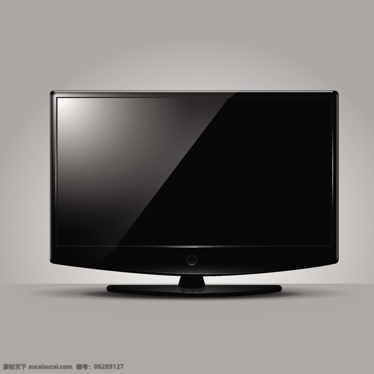 现代电视屏幕 技术 平面 视频 现代 显示器 电视 屏幕 发光二极管 广播 高 宽 定义 灰色