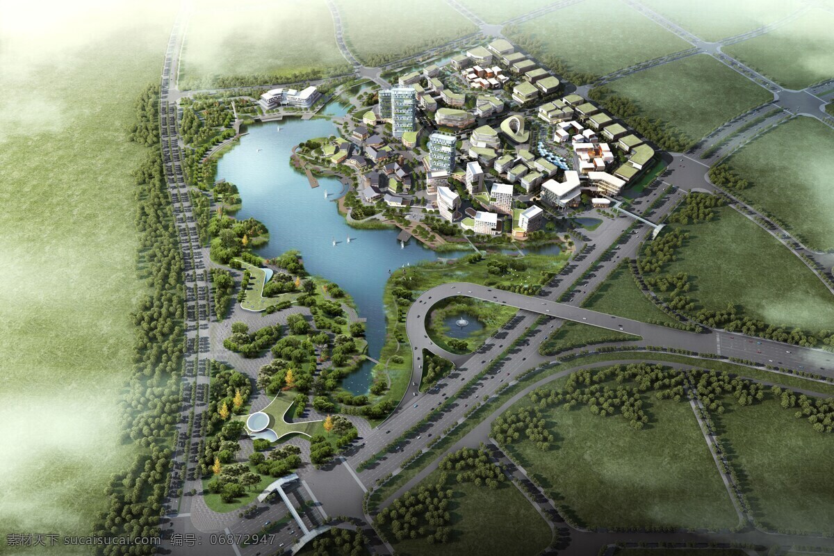 城市规划图 城市 规划图 3d图 园林规划 项目 8k素材 创意合成 3d设计 3d作品