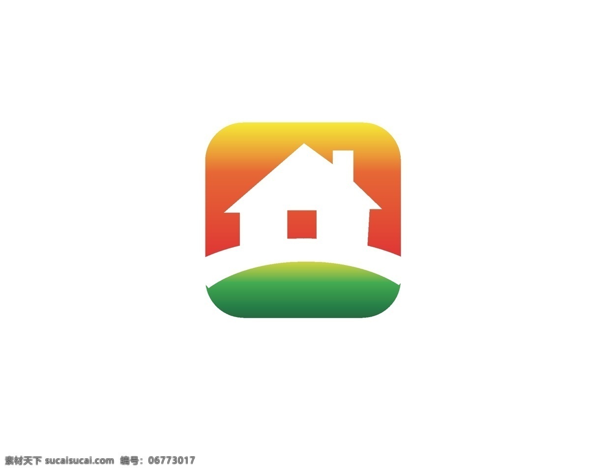 房产 logo 房子 租房 简约 标志图标 其他图标