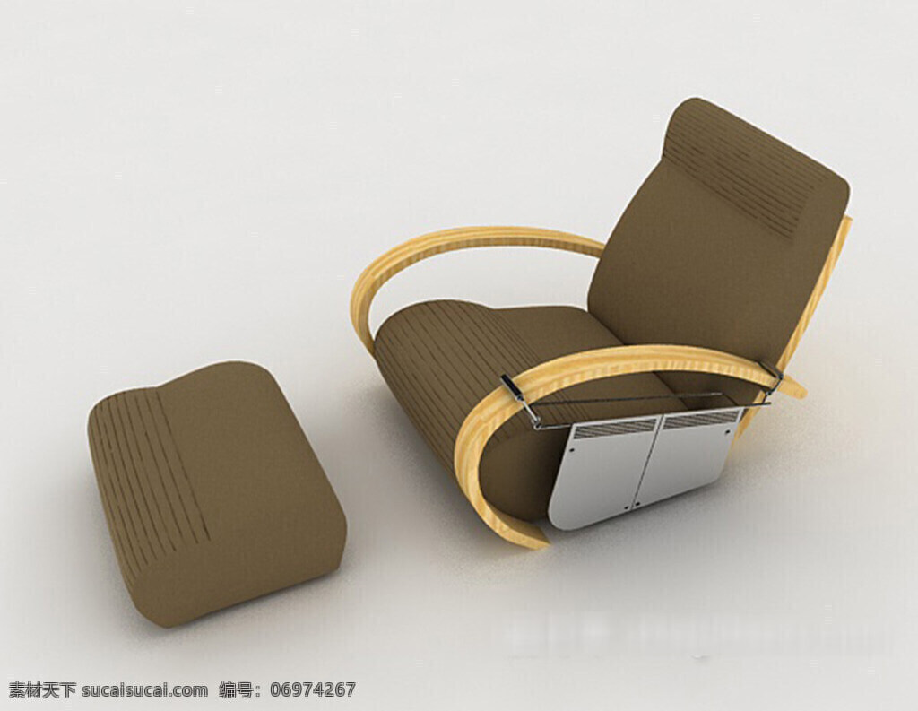 简约 棕色 休闲 椅子 3d 模型 3d模型 3d模型下载 欧式风格 室内设计 现代风格 室内家装 中式风格模型