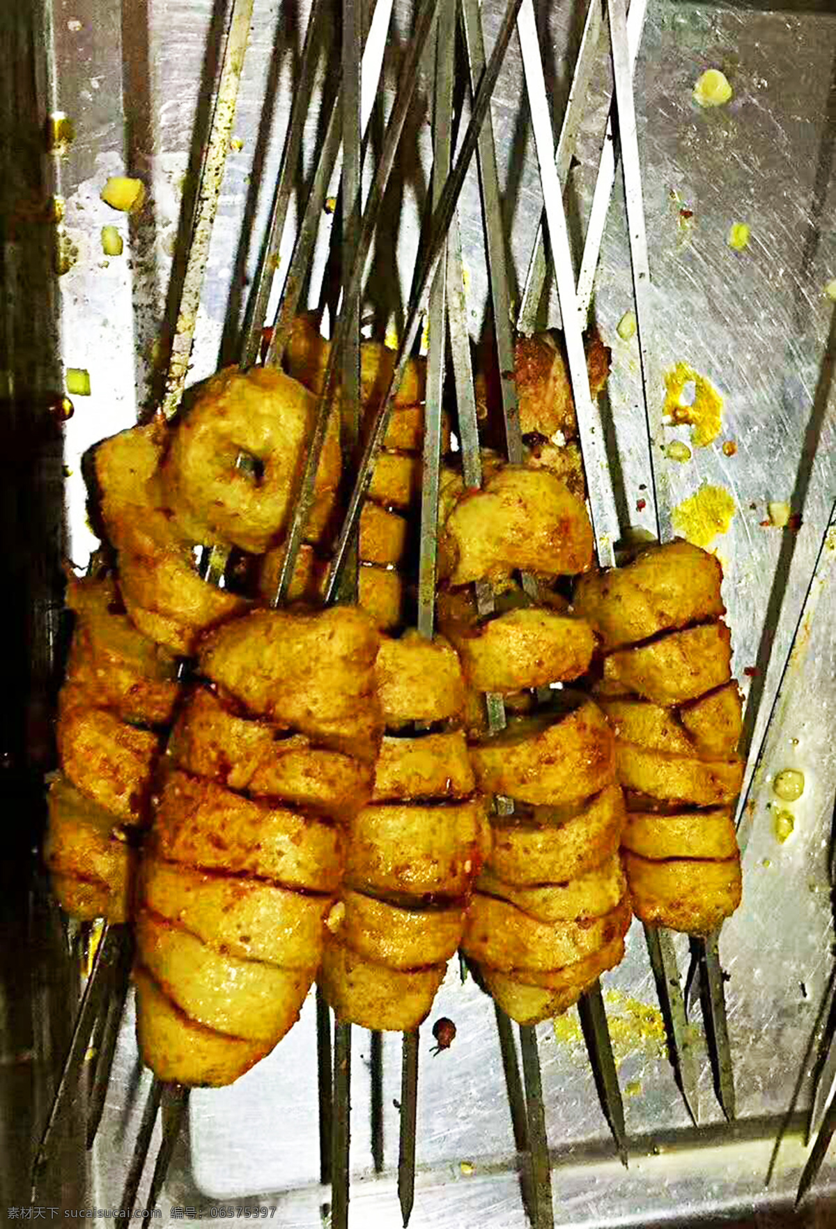 面筋 烤串 烧烤 烤面筋图片 餐饮美食