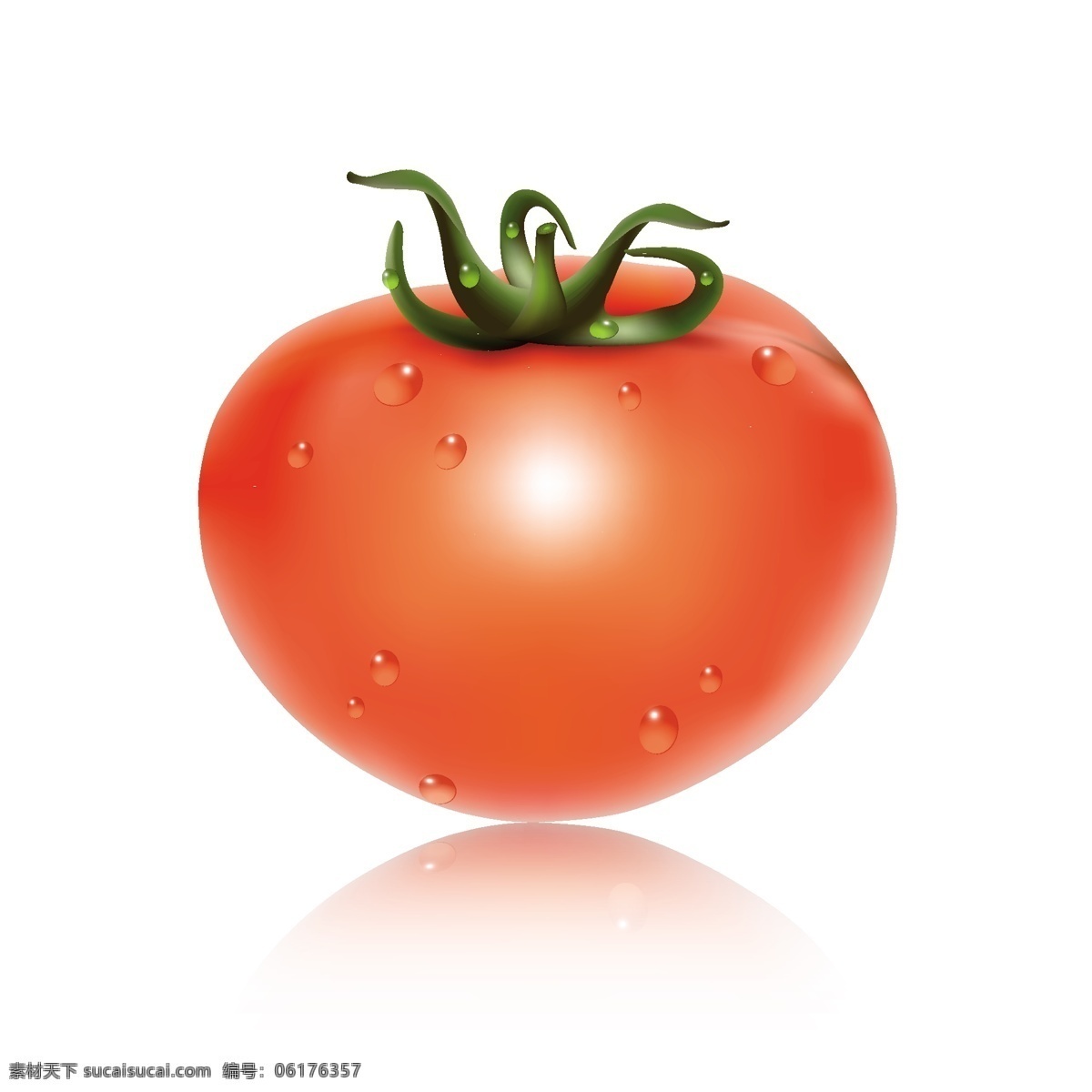 卡通 番茄 西红柿 蔬菜 矢量 感水花 水纹 吸管 番茄汁 新鲜蔬菜 卡通蔬菜 矢量蔬菜 蔬菜水果 生物 世界 白色