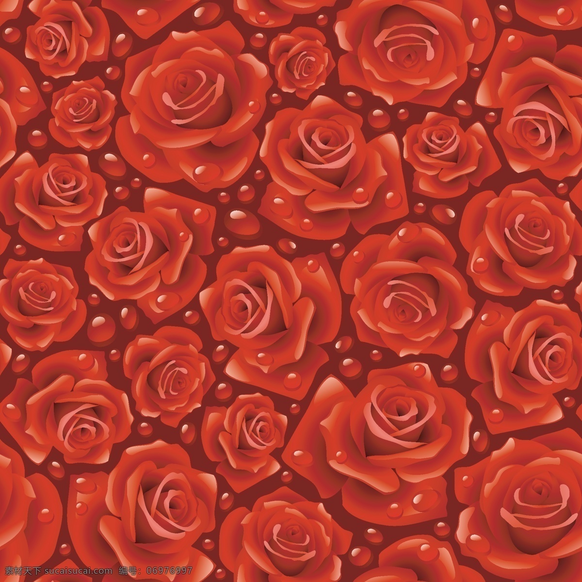 矢量 精美 玫瑰花 时尚 背景 花朵 矢量素材 矢量图 花纹花边