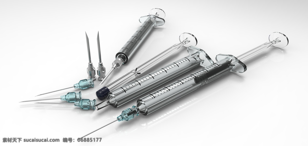 3d设计 科技感 蓝色玻璃 透明 针筒 注射器 设计素材 模板下载 针筒注射器 针头 矢量图 现代科技