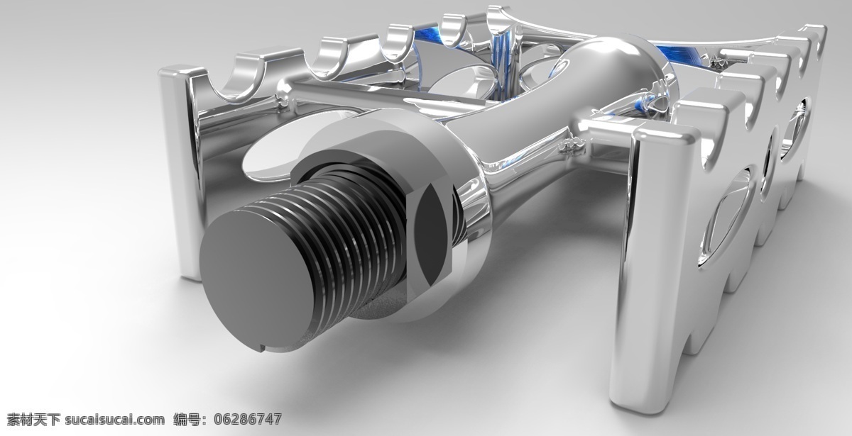 自行车 踏板 运动 组件 只是为了好玩 3d模型素材 电器模型