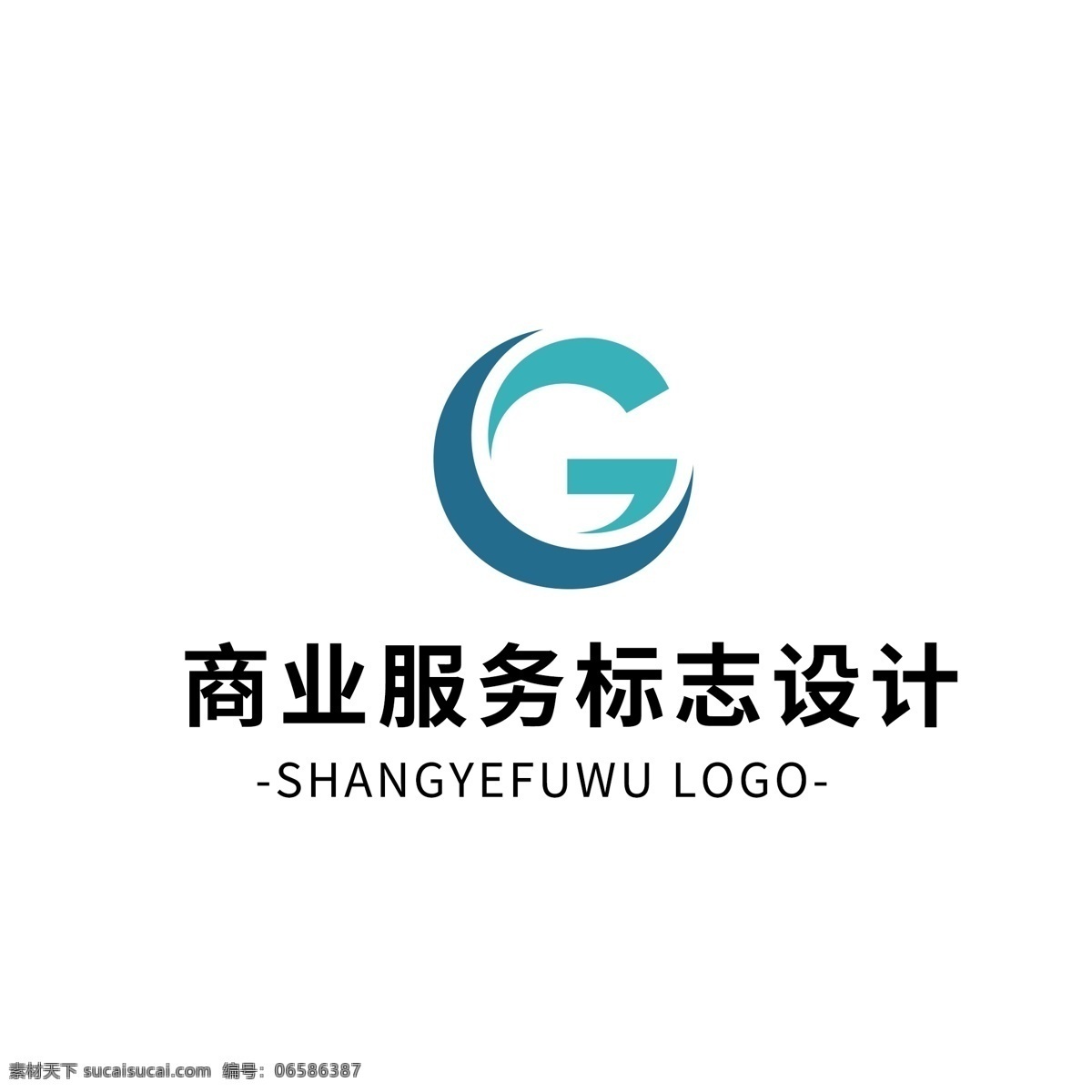 简约 大气 创意 商业服务 logo 标志设计 蓝色 字母 矢量 图形