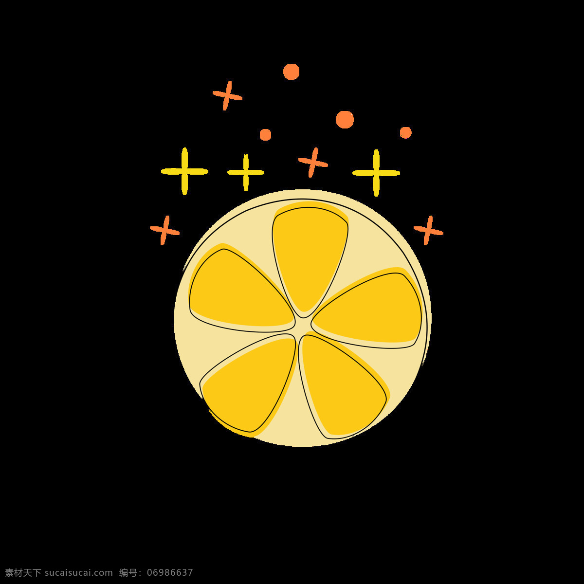 mbe 图标 元素 卡通 可爱 水果 图案 柠檬 简约 mbe图标 元素设计