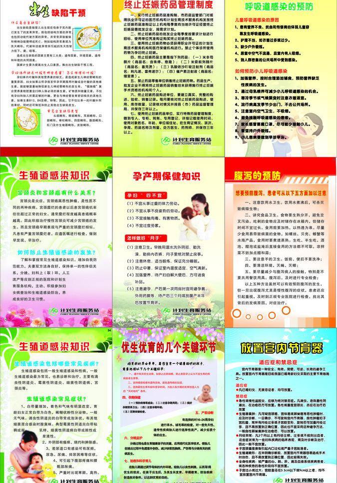 医疗知识 保健 出生缺陷 医疗保健 生活百科 矢量 白色