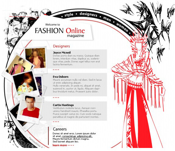 整 站 源文件 flash 时尚网站 设计艺术 网页素材 网页模板