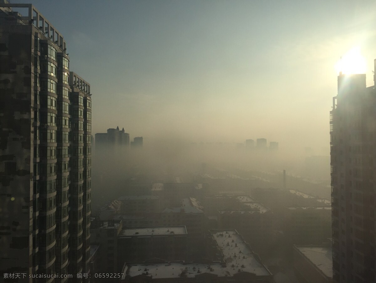 城市 雾霾 城市雾霾 霾 雾都 自然景观 建筑景观