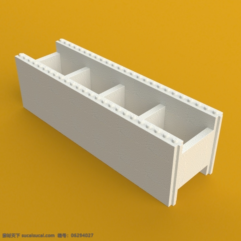 建筑 节能 泡沫塑料 块 节约 能源 泡沫 3d模型素材 建筑模型
